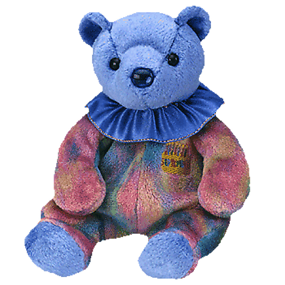 Ty Beanie Babies September Pastel Tie Dye Birthday Bear